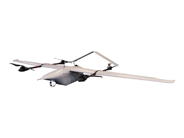遠度 ZT-39V 油電混合復(fù)合翼垂直起降固定翼無人機,8小時續(xù)航，多種負載，更多作業(yè)場景,遠度（零度智控）靈隼ZT-39V四旋翼固定翼復(fù)合布局無人機采用油電混合動力，固定翼部分采用大展弦比上單翼、倒V形尾翼、雙尾撐、后置螺旋槳的布局，四旋翼部分與固定翼部分的雙尾撐相結(jié)合，該無人機同時具備四旋翼飛行器垂直起降能力和固定翼飛行器快速巡航的能力;航電設(shè)備高度集成飛控、RTK、數(shù)據(jù)鏈及 Al 功能;配備中繼器及 PAD遙控器，良好的人機交互能力，是大面積巡查、測繪的完美機型。